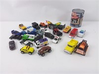 29 voitures miniatures diecast dont Matchbox