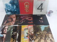 Lot de 15 vinyles dont The Beatles