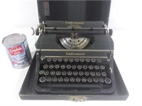 Machine à écrire Underwood, 1938, Canada