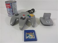 Console Nintendo 64 Transfer Pak, manette, jeu