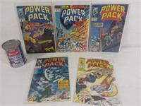 Lot de 5 comics Marvel Power Pack