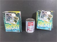 Lot de 2 boîtes Hockey 1990-91