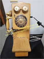 VTG REPLICA WALL TELEPHONE WOOD