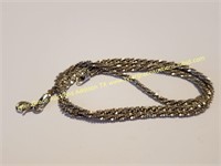 STERLING SILVER ROPE CHAIN NECKLACE