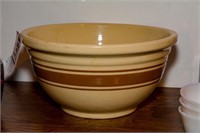 Large, striped bowl 12' dia