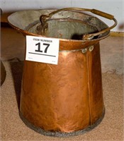 Copper pot 15" t x 13" dia