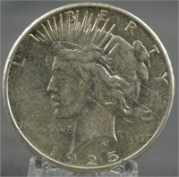1925-S Peace Unc. Silver Dollar