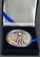2002 Colorized American Silver Eagle
