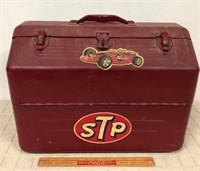 1960'S ACORDIAN STYLE METAL TOOL BOX