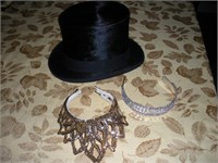 American Top Hat & Tiara 1 Lot Vintage