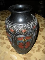 Pottery Flower Vase 12 Inch tall