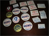 Political Buttons 1 Lot