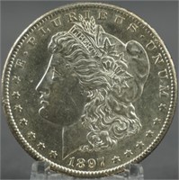 1897-S Morgan BU Silver Dollar