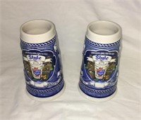 2-Old Style Steins 1982