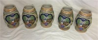 5-Old Style Steins