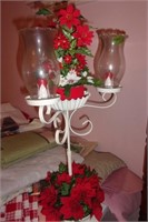 24" Metal Christmas candleholder