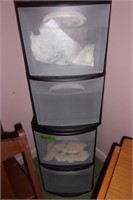 4 drawer plastic Organizer