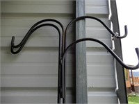 Two Shepard Hooks With Double Hooks