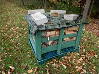 4' x 4' Crate Of Firewood Split & Ready To Burn