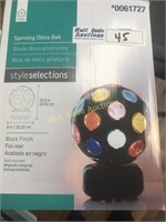Spinning Disco Ball (New In Box)