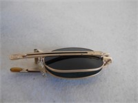 Wonderfold vintage folding sunglasses + case