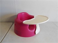 Bumbo child booster chair with table