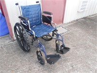 Invacare manual wheelchair with footrests