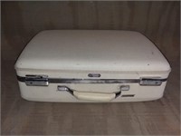 Vintage Suitcase; White