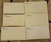 1976-1981 P&D Uncirculated Coin Sets