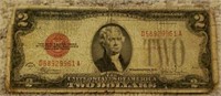 1928 U.S $2 Red Seal Note