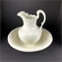 Ceramic Wash Bowl and Pitcher