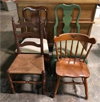 Assortment of Wooden Dining Chairs