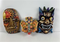 Hand Carved Decorative Indonesian Masks