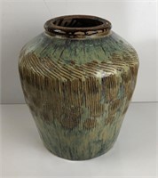 Large Glazed Stoneware Pot