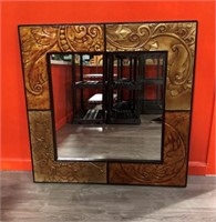 Ornately Framed Wall Mirror