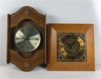 Pair of Waltham & General Electric Wall Clocks