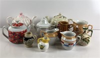 Selection of Ceramic Teapots & Pitchers
