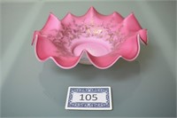 Pink Hand Painted Brides Bowl