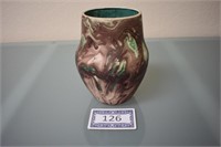 Vintage Painted Desert Pottery Vase