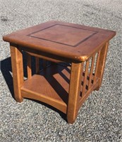 Mission Style Solid Wood End Table