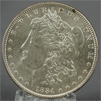 1884 Morgan Unc. Silver Dollar