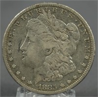 1885-S Morgan Silver Dollar Semi Key Date