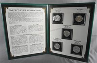 Twentieth Century U.S. Silver Dollar BU 5 Coin Set
