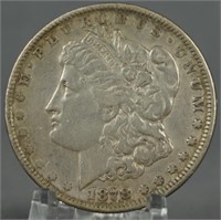 1878 Morgan 7 Tail Feather Silver Dollar