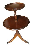Antique Mahogany Dumbwaiter Table