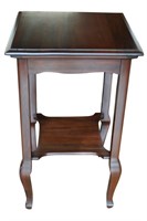 Antique Mahogany Square Side Table