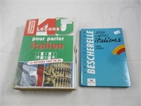 2 livres pour l'apprentissage de l'Italien