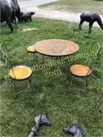 Ice Cream Table And 4 Chairs