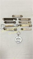 Collection Of Advertising Bottle Openers