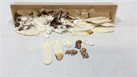 Carved Bone Pendents
